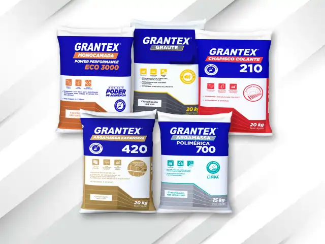 Linha argamassas especiais